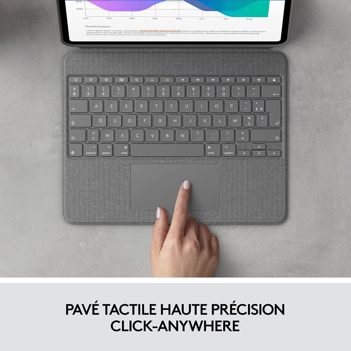 Logitech Combo Touch Keyboard Case for iPad Pro 12.9″ (5th Generation)