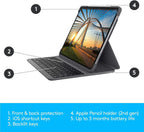 Logitech Slim Folio Pro Keyboard Case for iPad Pro 12.9″ (3rd Generation)