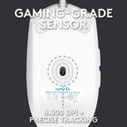 Logitech G203 Gaming Mouse - White