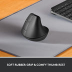 Logitech Lift Left Wireless Vertical Ergonomic Mouse