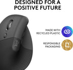 Logitech Lift Left Wireless Vertical Ergonomic Mouse