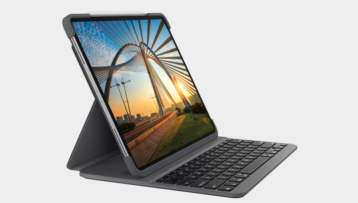 Logitech Slim Folio Pro Keyboard Case for iPad Pro 12.9″ (3rd & 4th Generation)