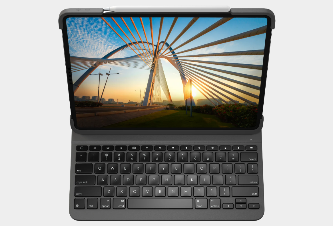 Logitech Slim Folio Pro Keyboard Case for iPad Pro 12.9″ (3rd & 4th Generation)