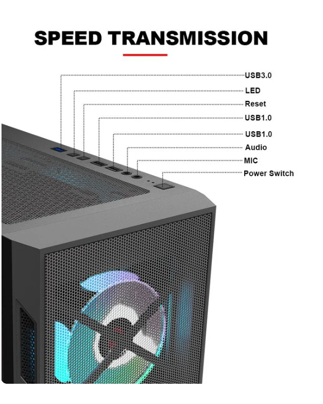Magnum Gaming Computer Case