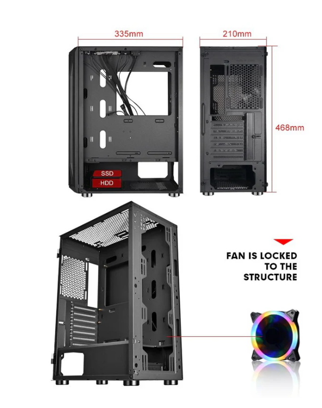 Magnum Gaming Computer Case