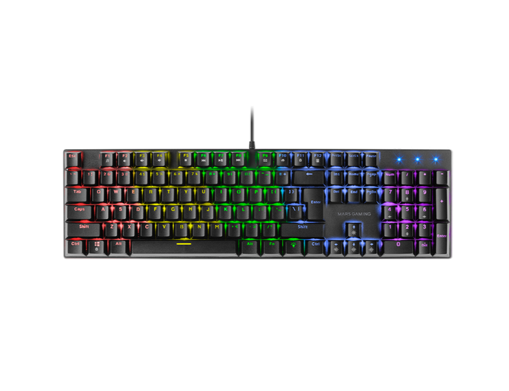 Mars Gaming MK422 Full-Size RGB Gaming Keyboard