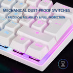 Mars Gaming MK60W 60% Wireless RGB Gaming Keyboard