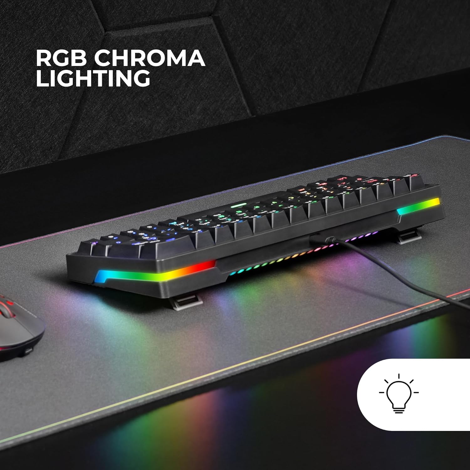 Mars Gaming MKMINI 60% RGB Gaming Keyboard