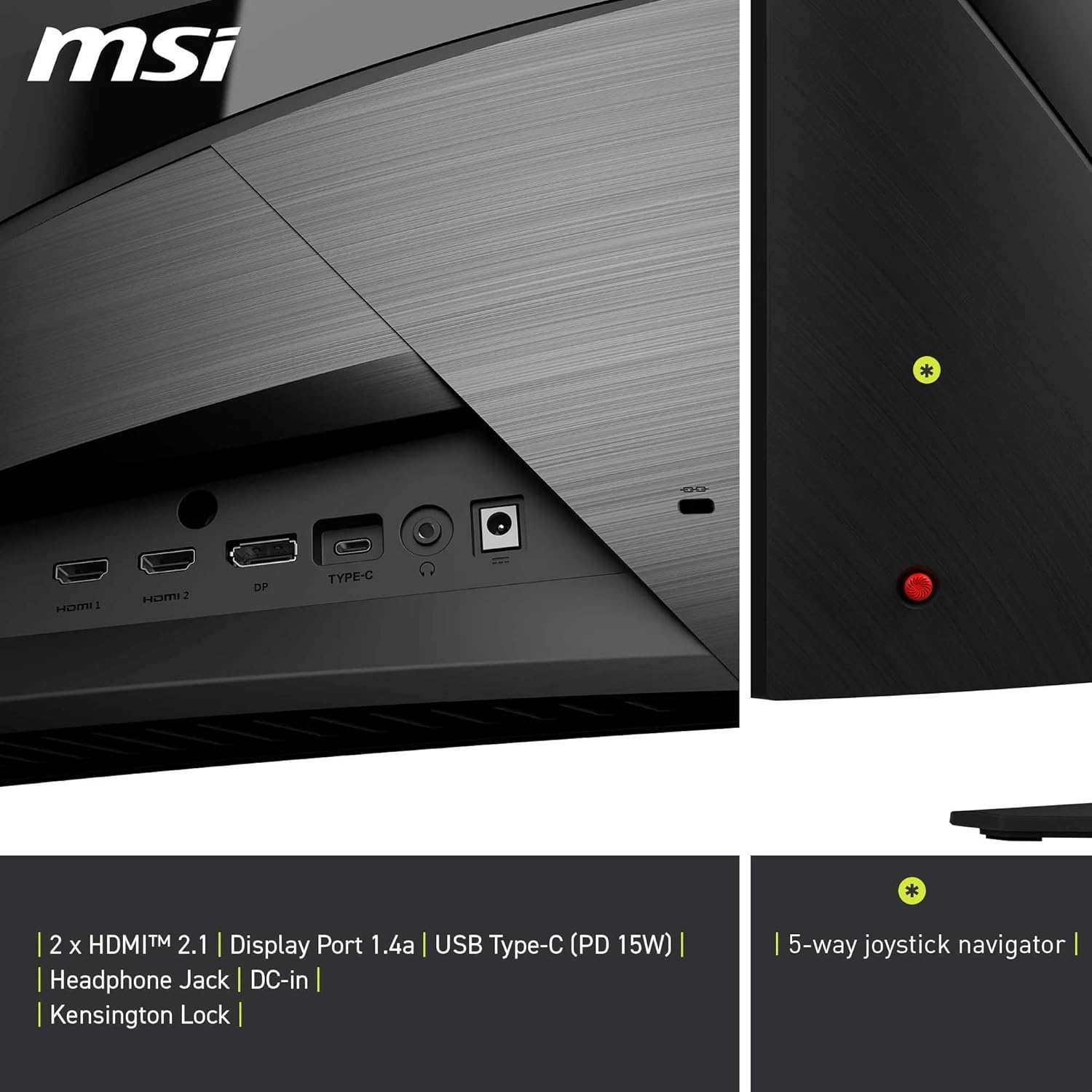 MSI MAG 321CUPDF Curved Gaming Monitor