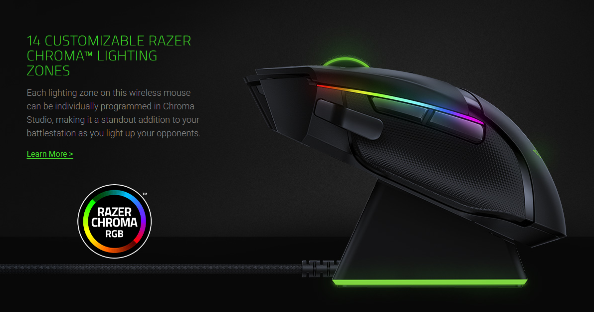 Razer Basilisk Ultimate Wireless Gaming Mouse