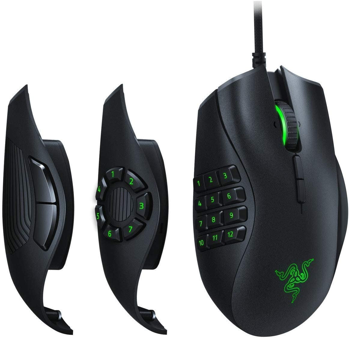 Razer Naga Trinity Wired Gaming Mouse for MOBA &amp; MMO
