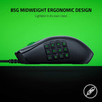 Razer Naga X Lightweight MMO Gaming Mouse with 16 Programmable Buttons