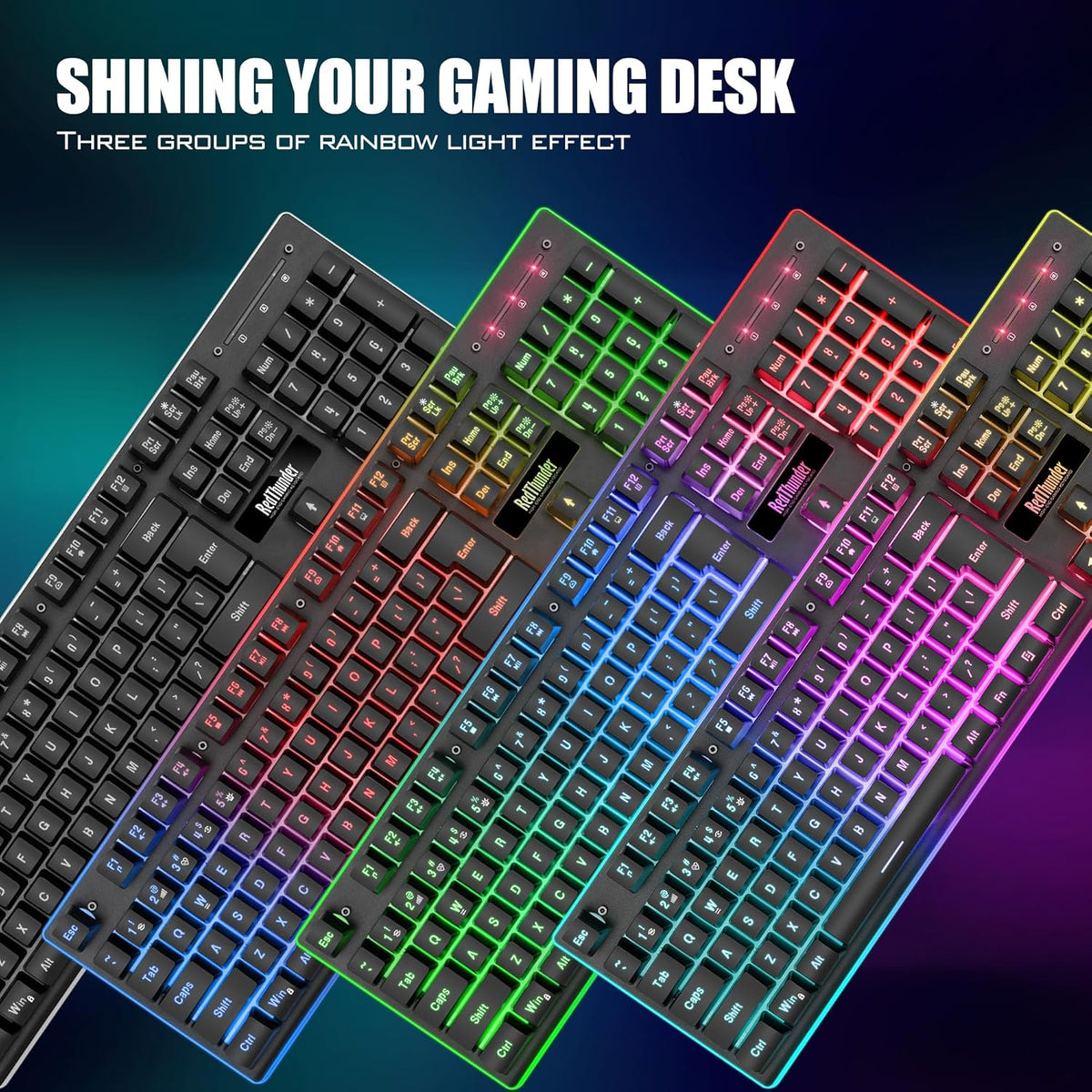 RedThunder K10 Gaming Keyboard and Mouse Combo
