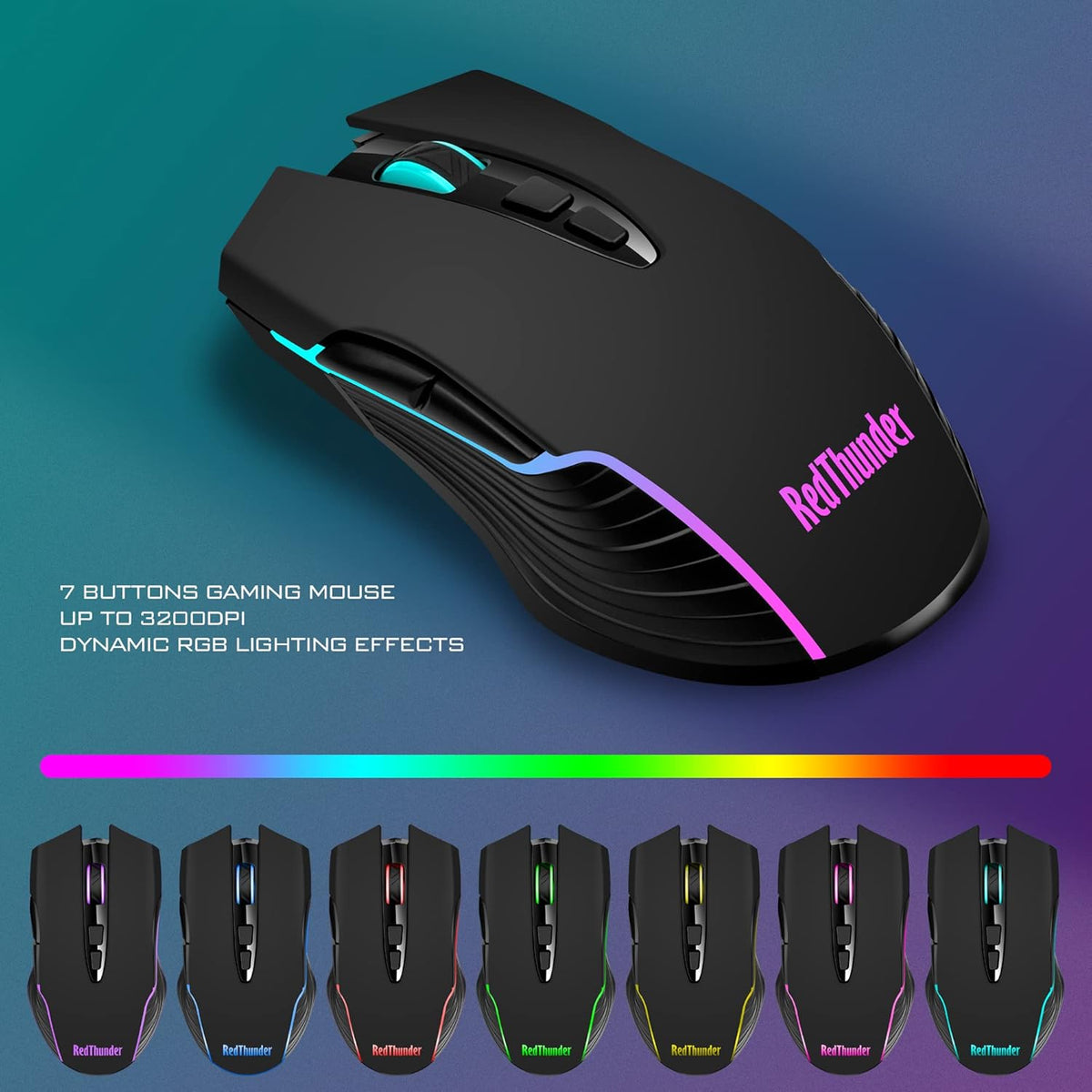 RedThunder K10 Gaming Keyboard and Mouse Combo