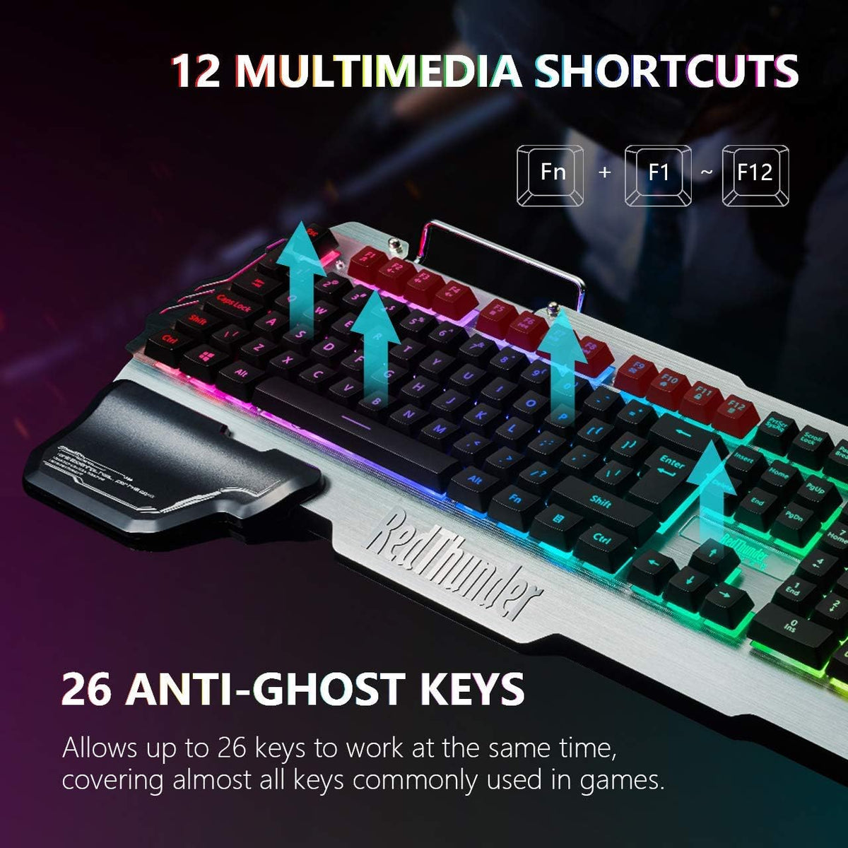 RedThunder K900 RGB Mechanical Gaming Keyboard