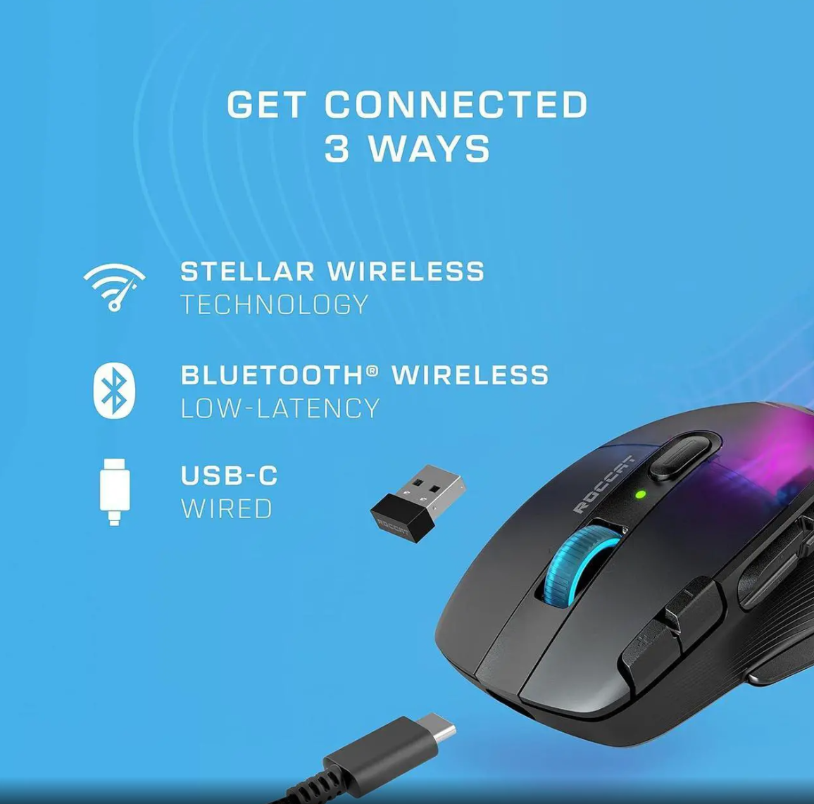 ROCCAT Kone XP Air Wireless Gaming Mouse