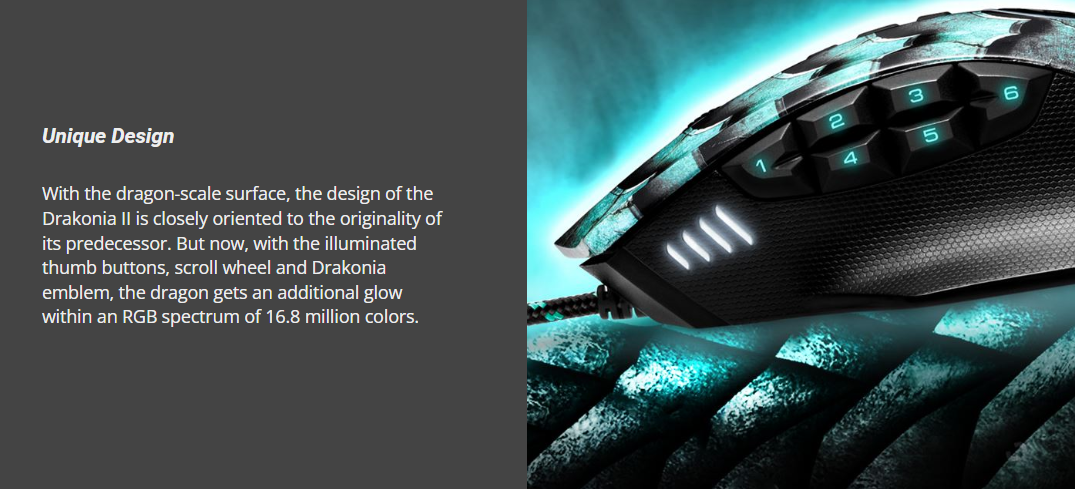 Sharkoon Drakonia II Gaming Mouse