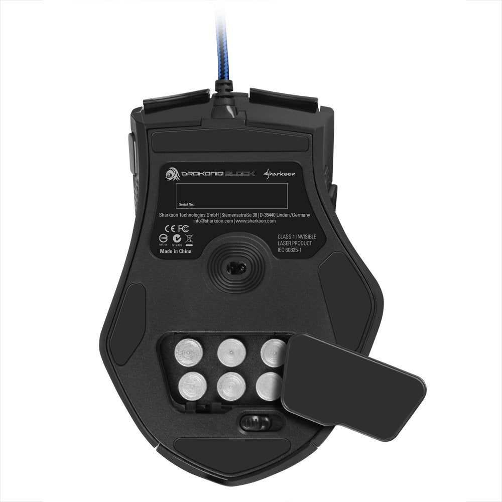 Sharkoon Drakonia Black Gaming Laser Mouse