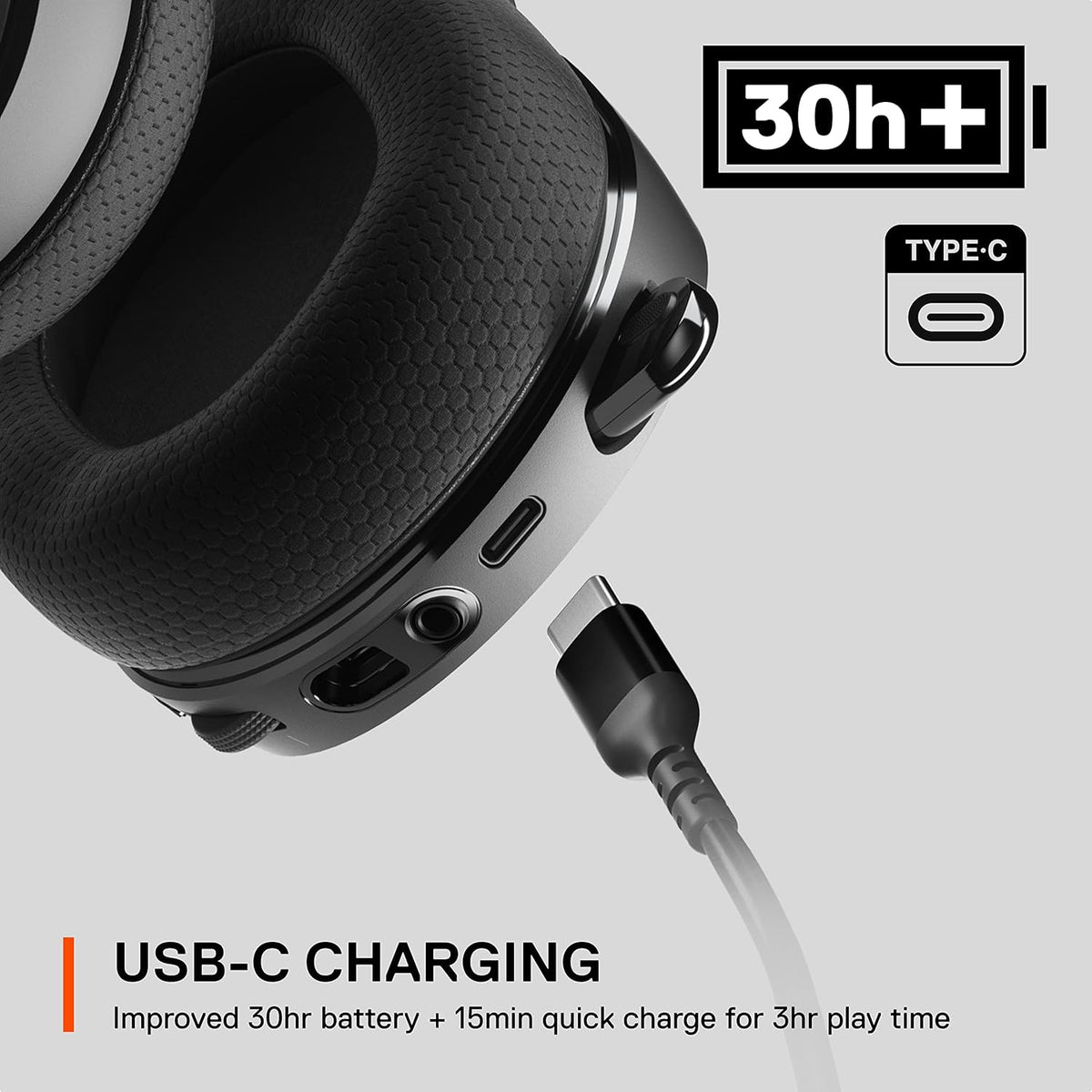 SteelSeries Arctis 7+ Wireless Gaming Headset - Black