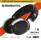 SteelSeries Arctis 9 Wireless Gaming Headset - Black