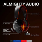 SteelSeries Arctis Nova 7 Wireless Gaming Headset - Black