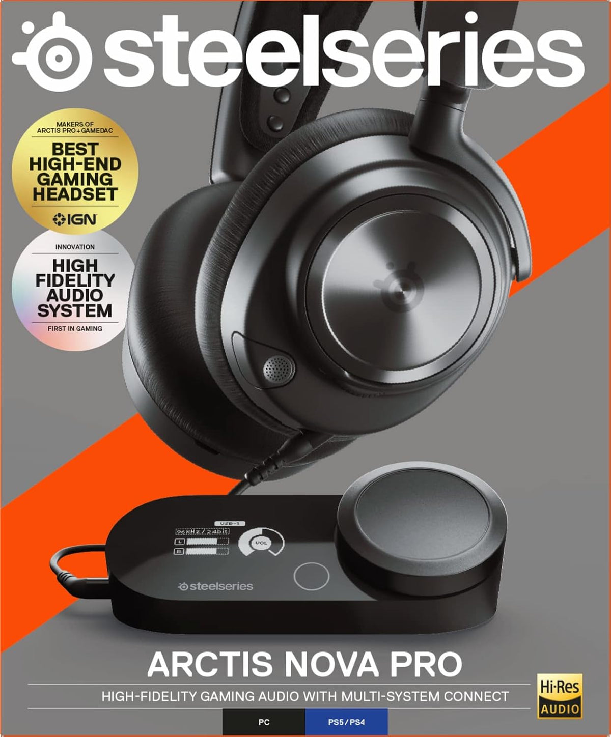 SteelSeries Arctis Nova Pro Wired Gaming Headset - Black