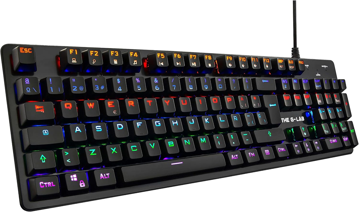 The G-Lab Keyz Carbon Full-Size Gaming Keyboard
