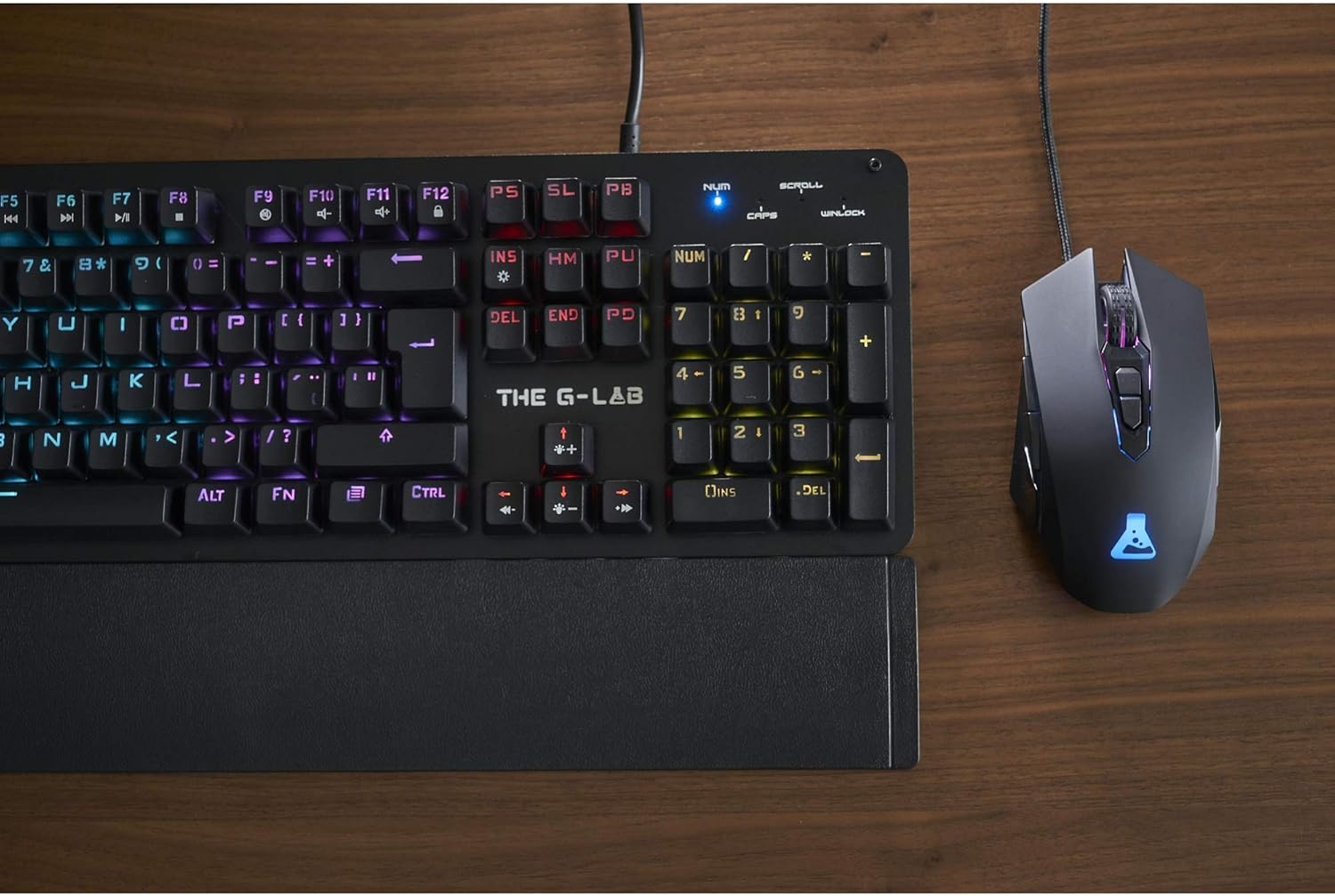 The G-Lab Keyz Carbon Full-Size Gaming Keyboard