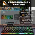 The G-Lab Keyz Cesium TKL Gaming Keyboard