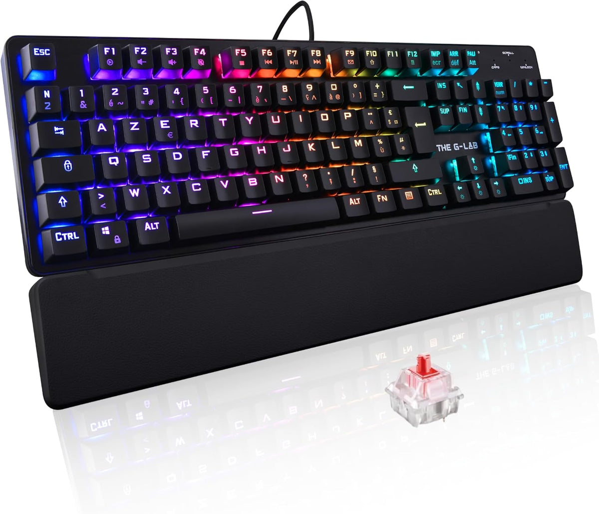 The G-Lab Keyz Rubidium Mechanical RGB Gaming Keyboard