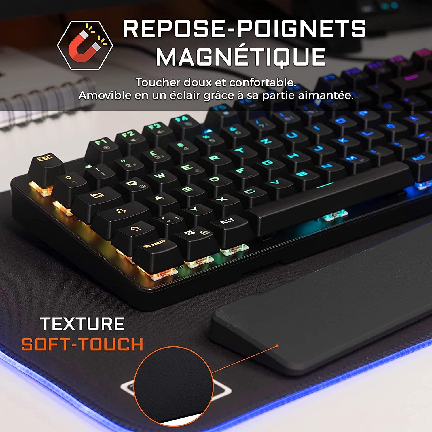 The G-Lab Keyz Rubidium Mechanical RGB Gaming Keyboard