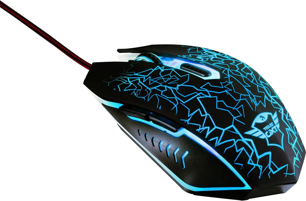 Trust GXT Izza Wireless Gaming Mouse (Black/Blue Edition)