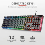 Trust Azor Illuminated Full-Size Keyboard