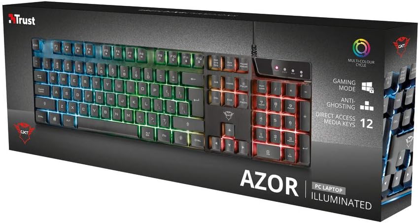 Trust Azor Illuminated Full-Size Keyboard