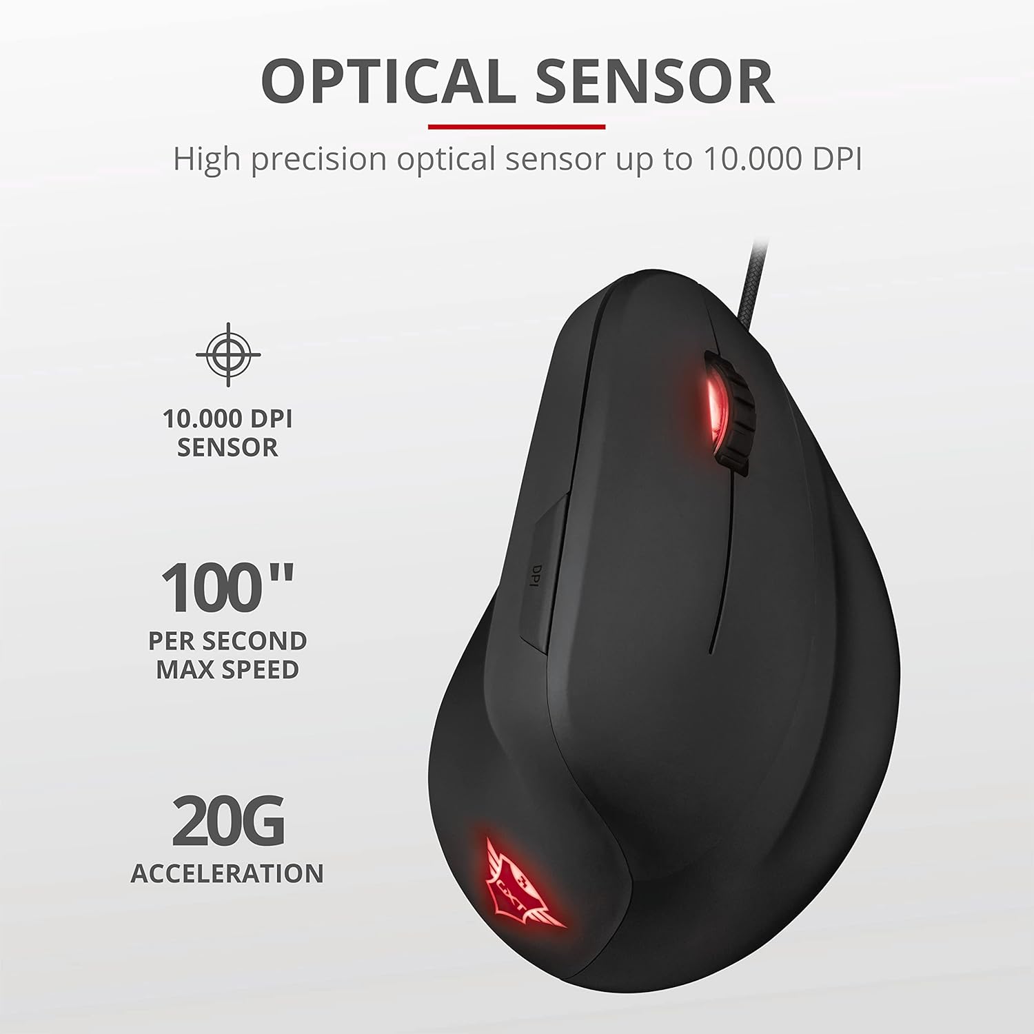 Trust Ergonomic REXX Vertical Mouse