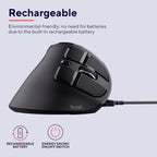 Trust Ergonomic VOXX Wireless Vertical Mouse
