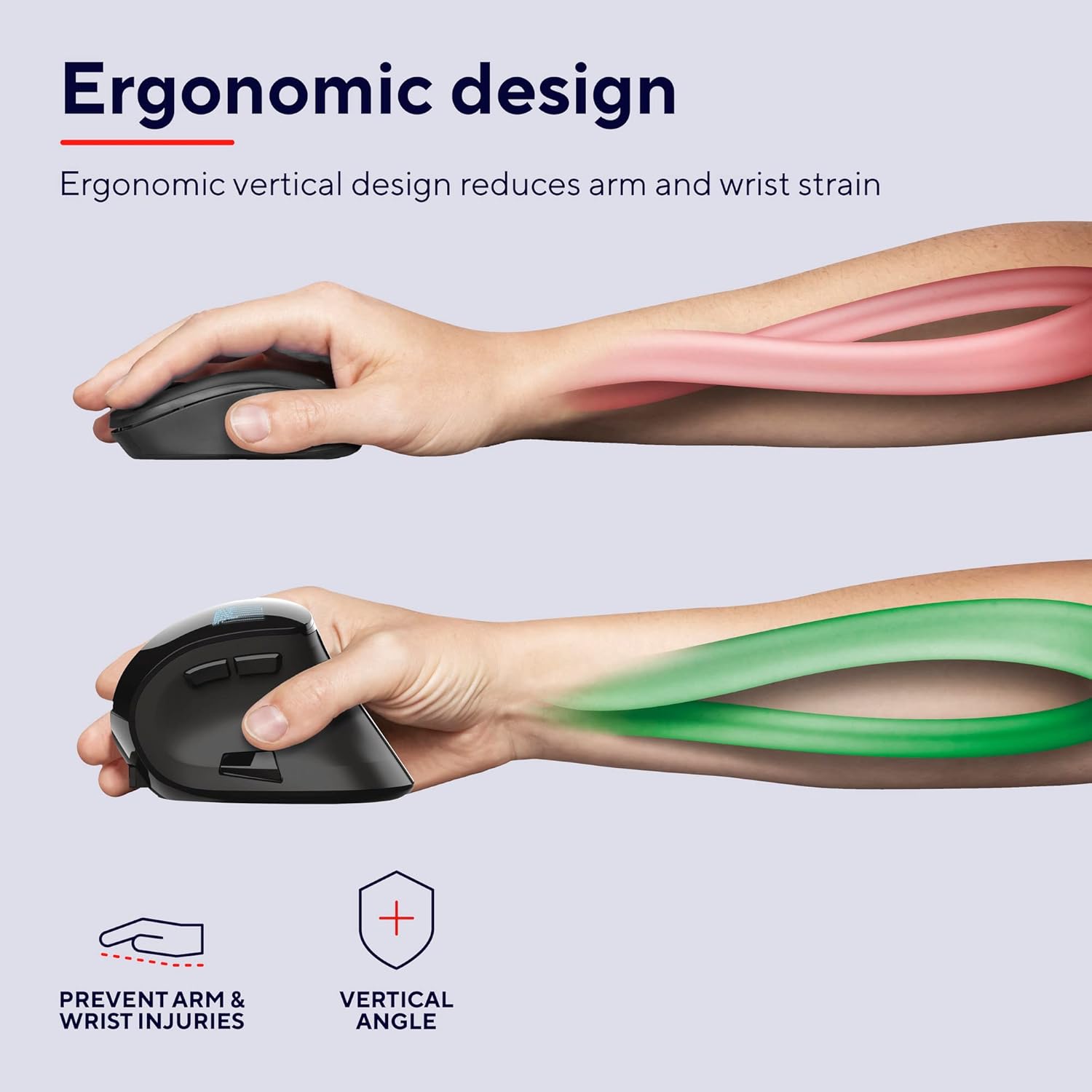Trust Ergonomic VOXX Wireless Vertical Mouse