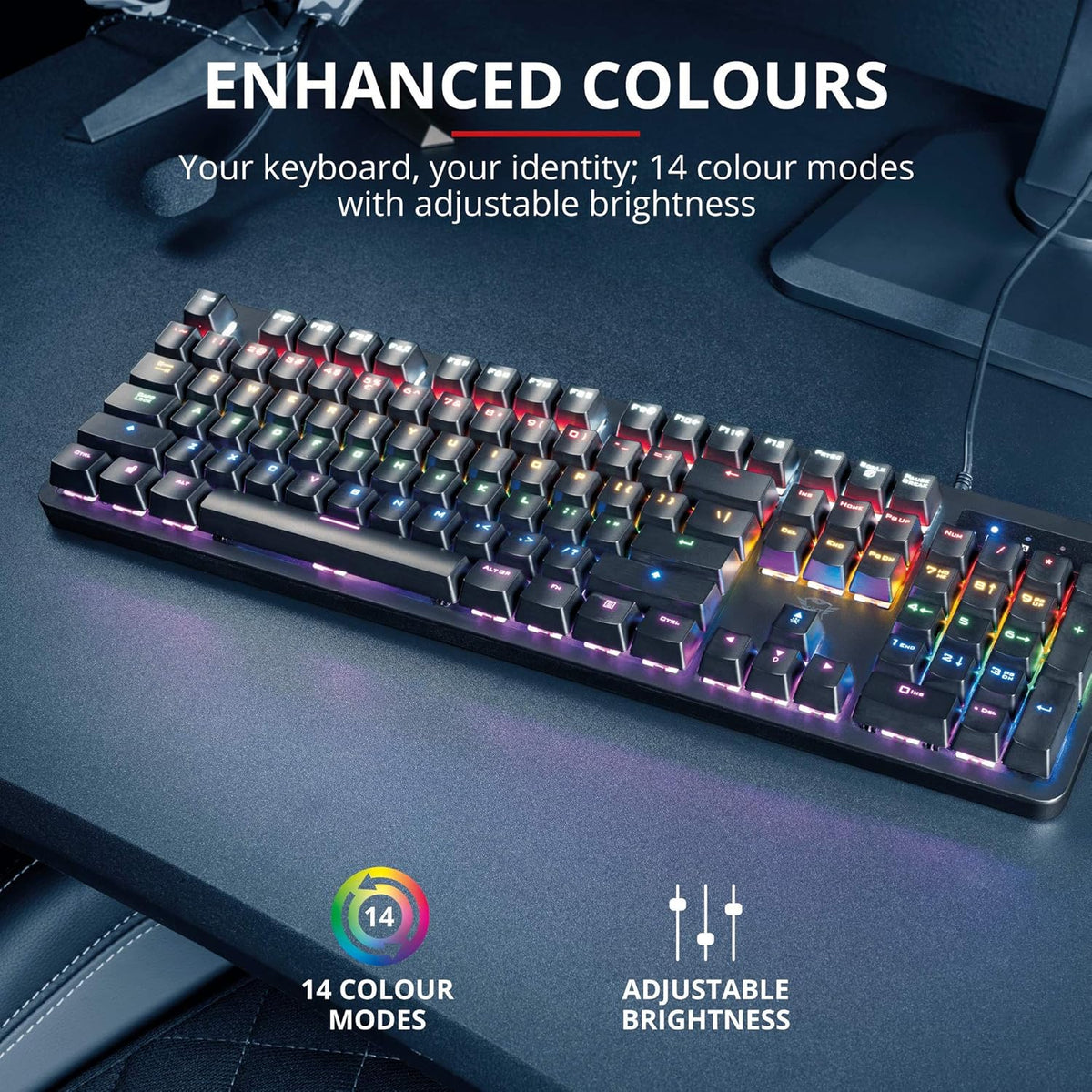 Trust Mazz Mechanical Full-Size Gaming Keyboard
