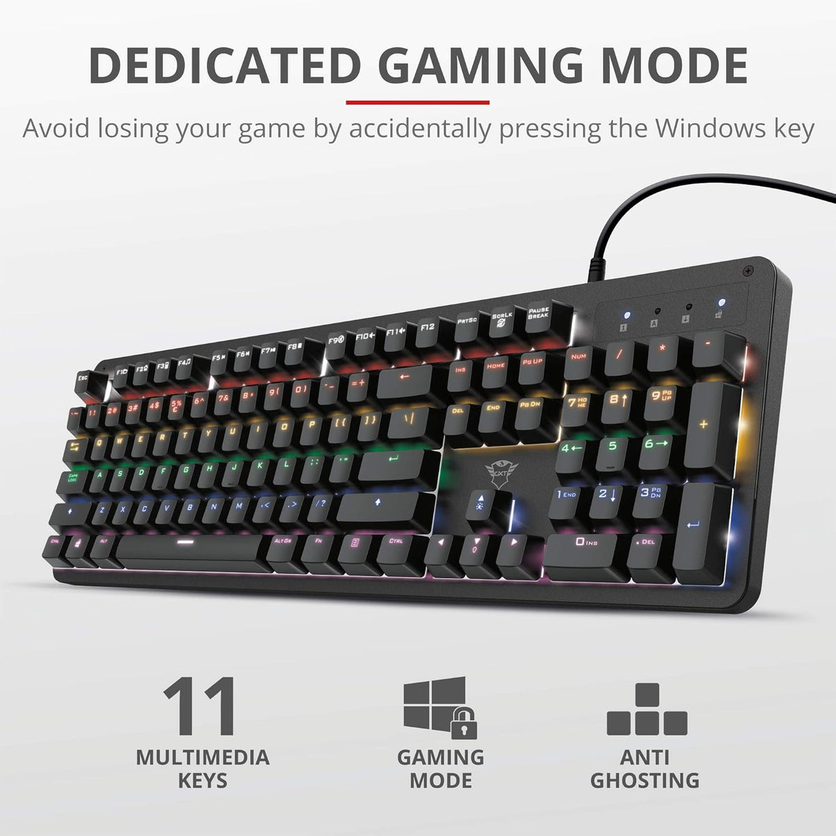 Trust Mazz Mechanical Full-Size Gaming Keyboard
