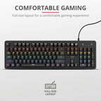 Trust Thaz GXT 1863 Full-Size Gaming Keyboard