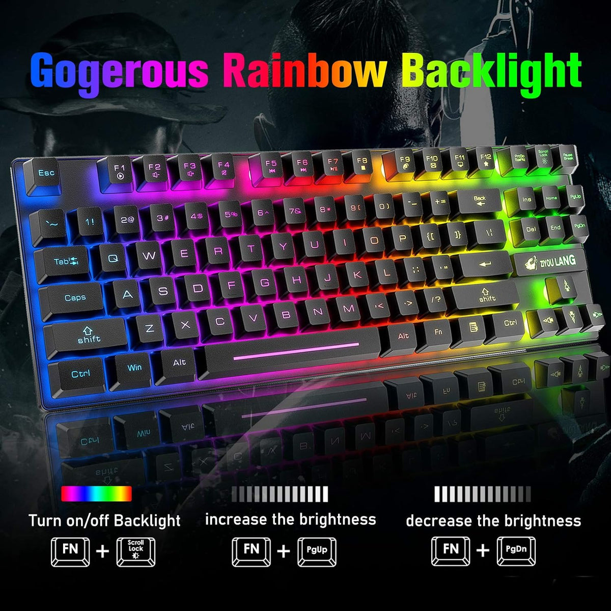 Ziyou Lang T87 Wireless Gaming Combo