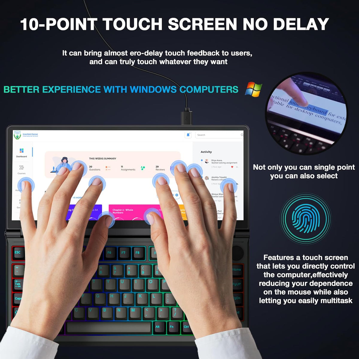 KWMSY Multifunctional Touch Keyboard