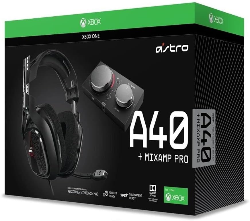 Astro A40 TR Wired Gaming Headset with MixAmp Pro TR for Xbox