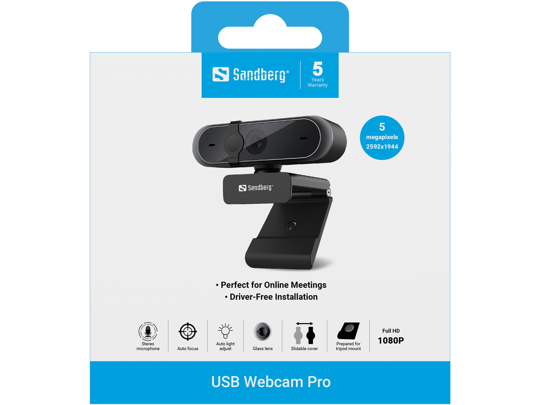 Sandberg USB Web Cam Pro - PC Webcam