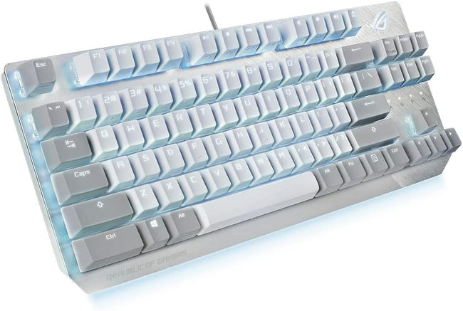 ASUS ROG Strix Scope NX TKL Mechanical Keyboard (Red Switch) - White