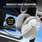 Corsair HS80 RGB Wireless Gaming Headset- White