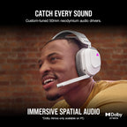 Corsair HS80 RGB Wireless Gaming Headset- White