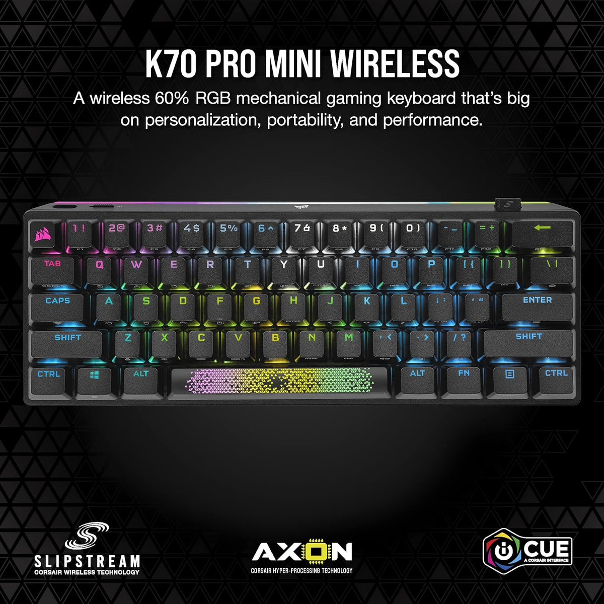 Corsair K70 Pro Mini Wireless Mechanical Keyboard (Red Switch)
