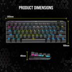 Corsair K70 Pro Mini Wireless Mechanical Keyboard (Red Switch)