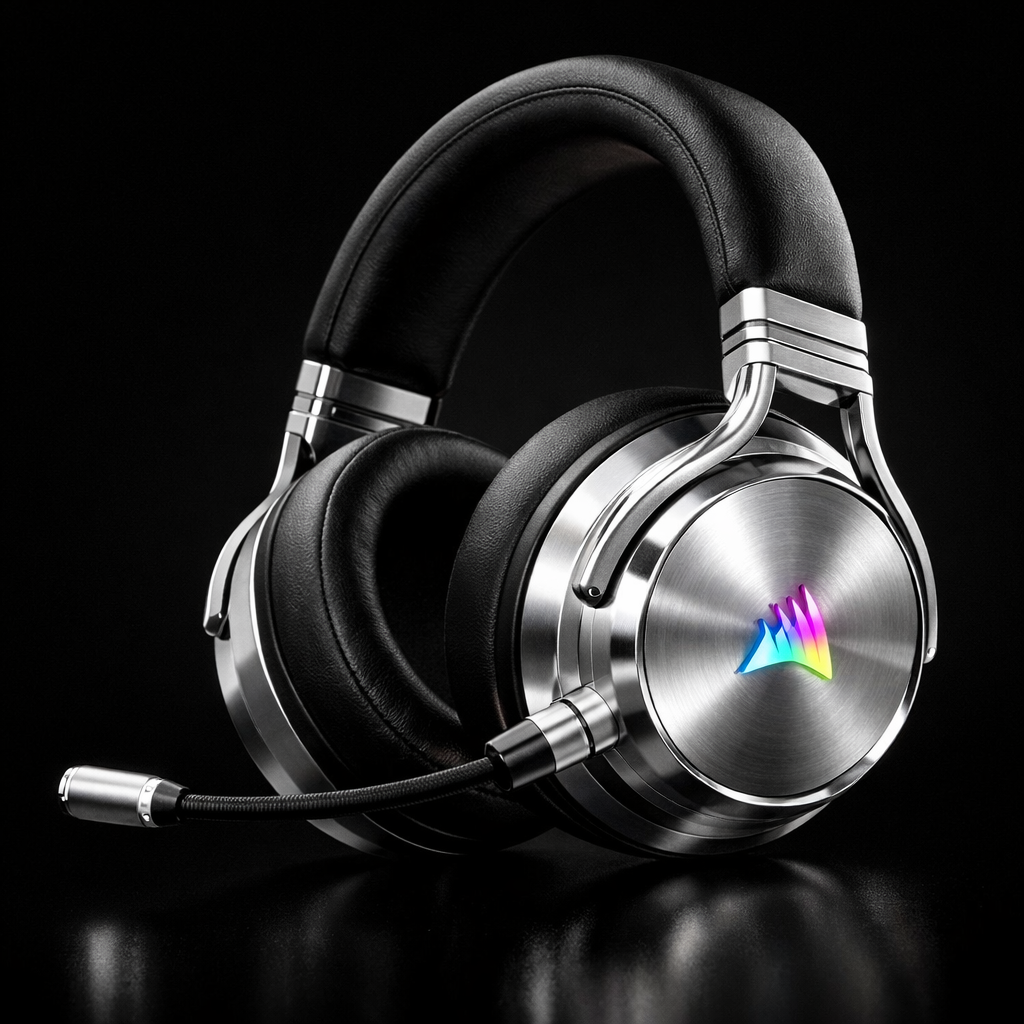 Corsair Virtuoso SE RGB Wireless Gaming Headset - Silver